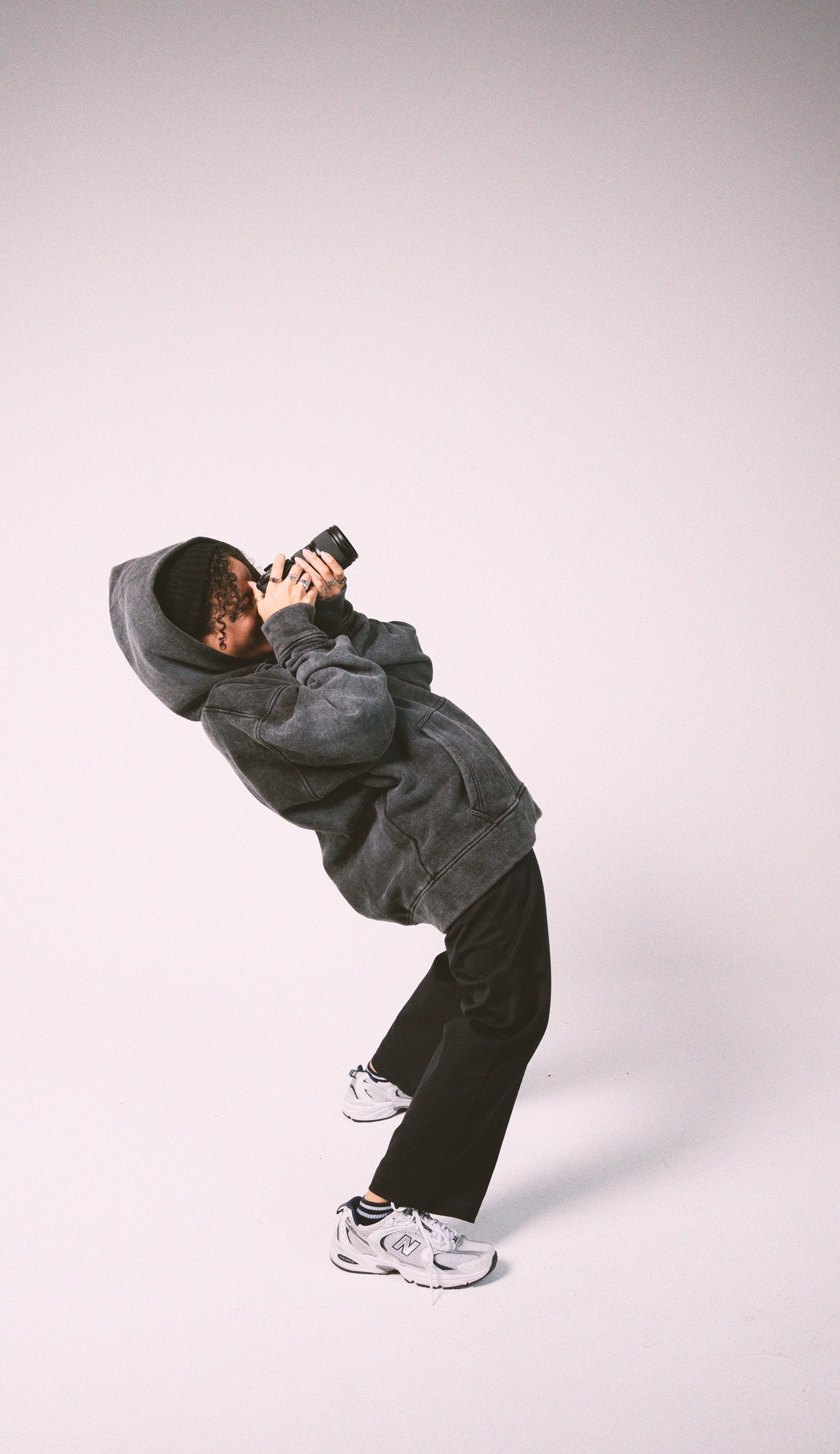 Black Acid wash hoodie