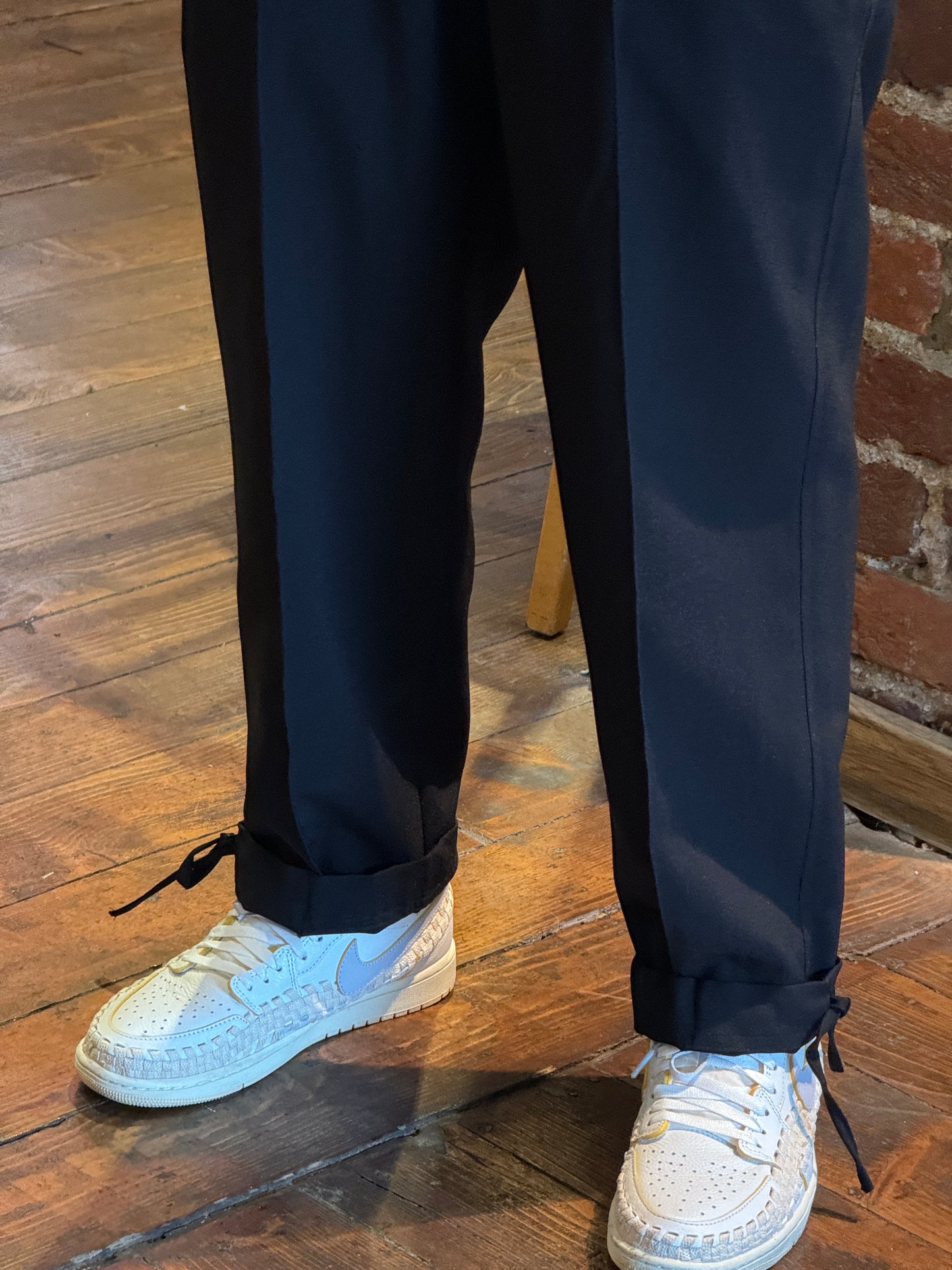 Pintuck Double Pleated trousers
