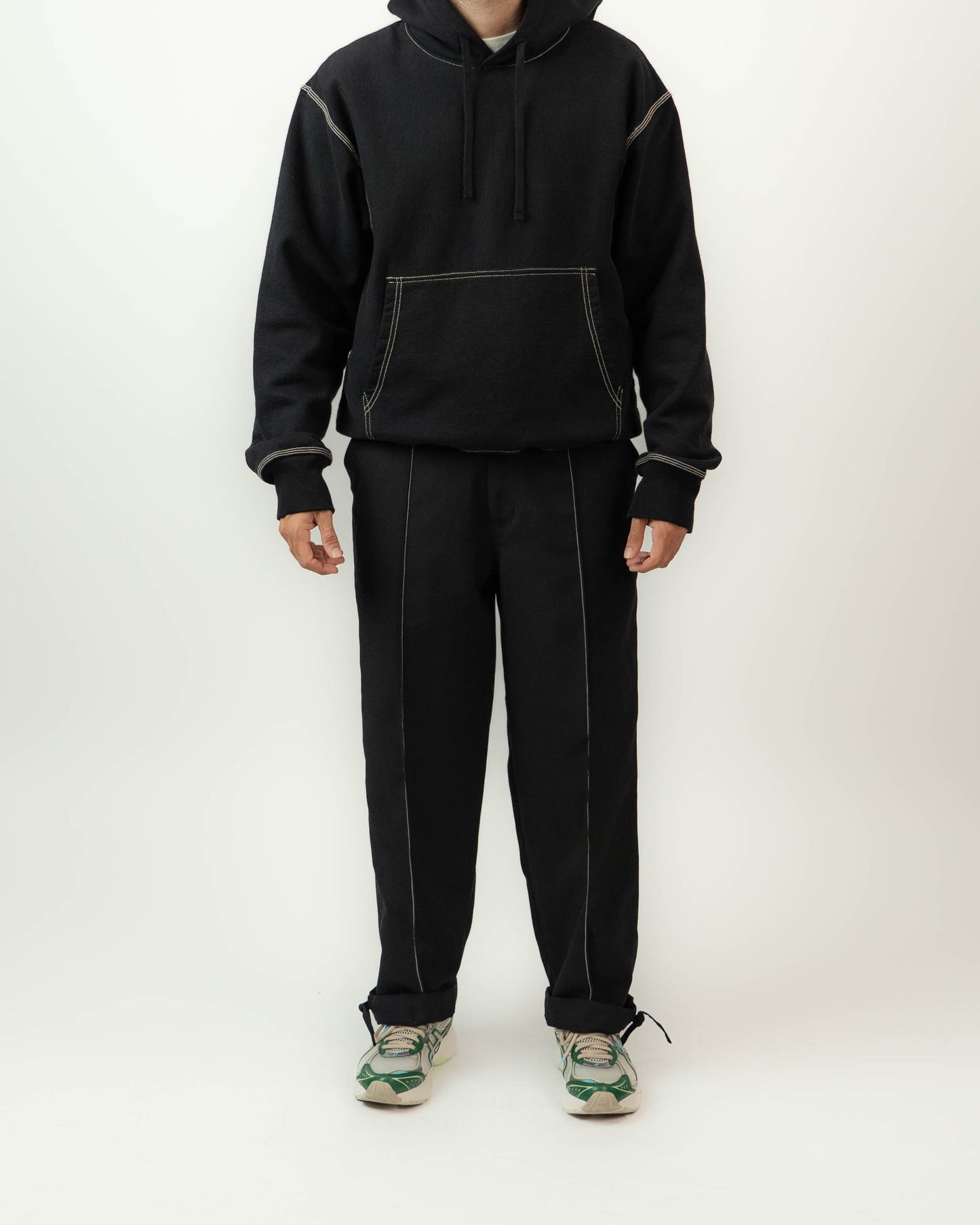 Pintuck Double Pleated trousers