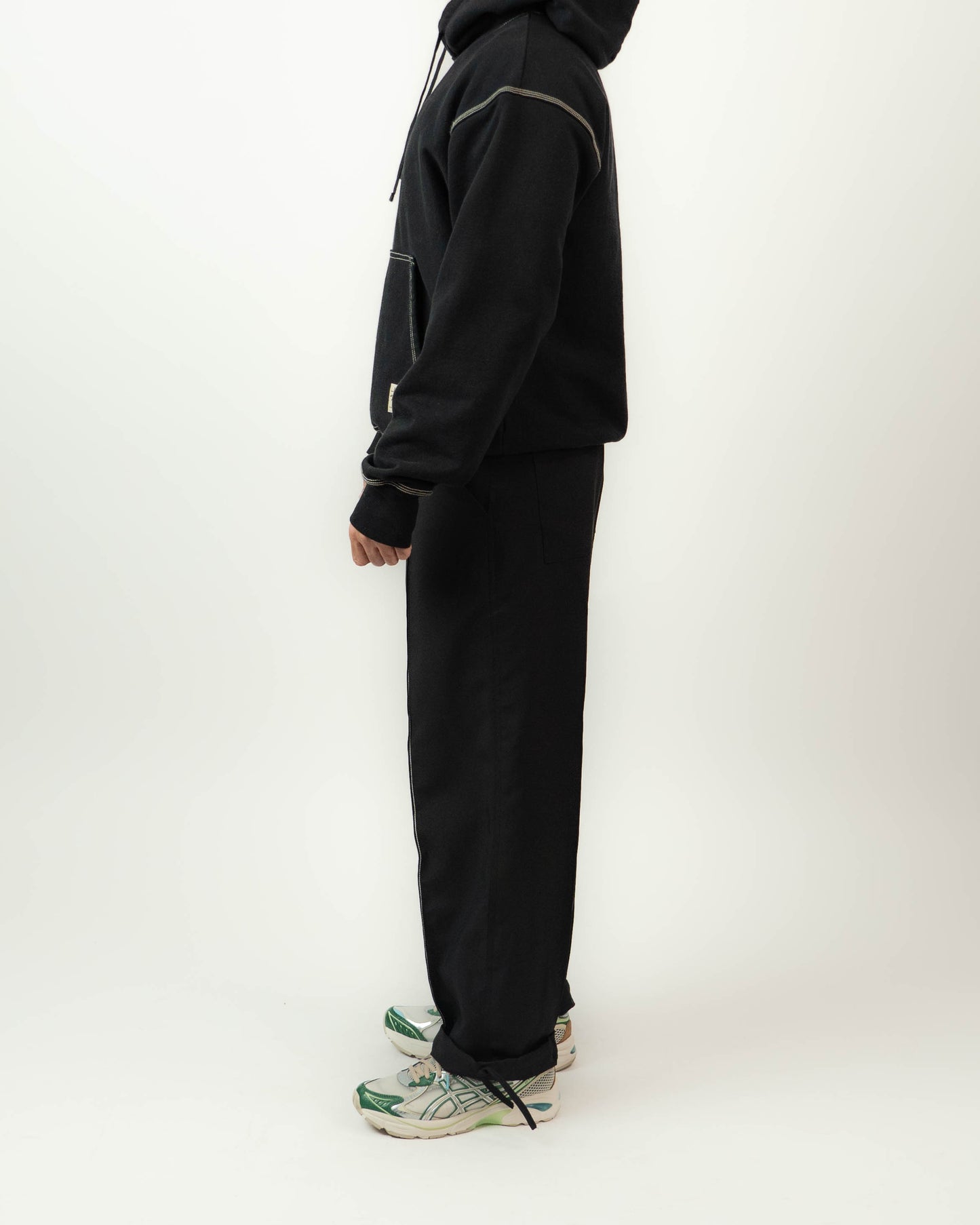 Pintuck Double Pleated trousers