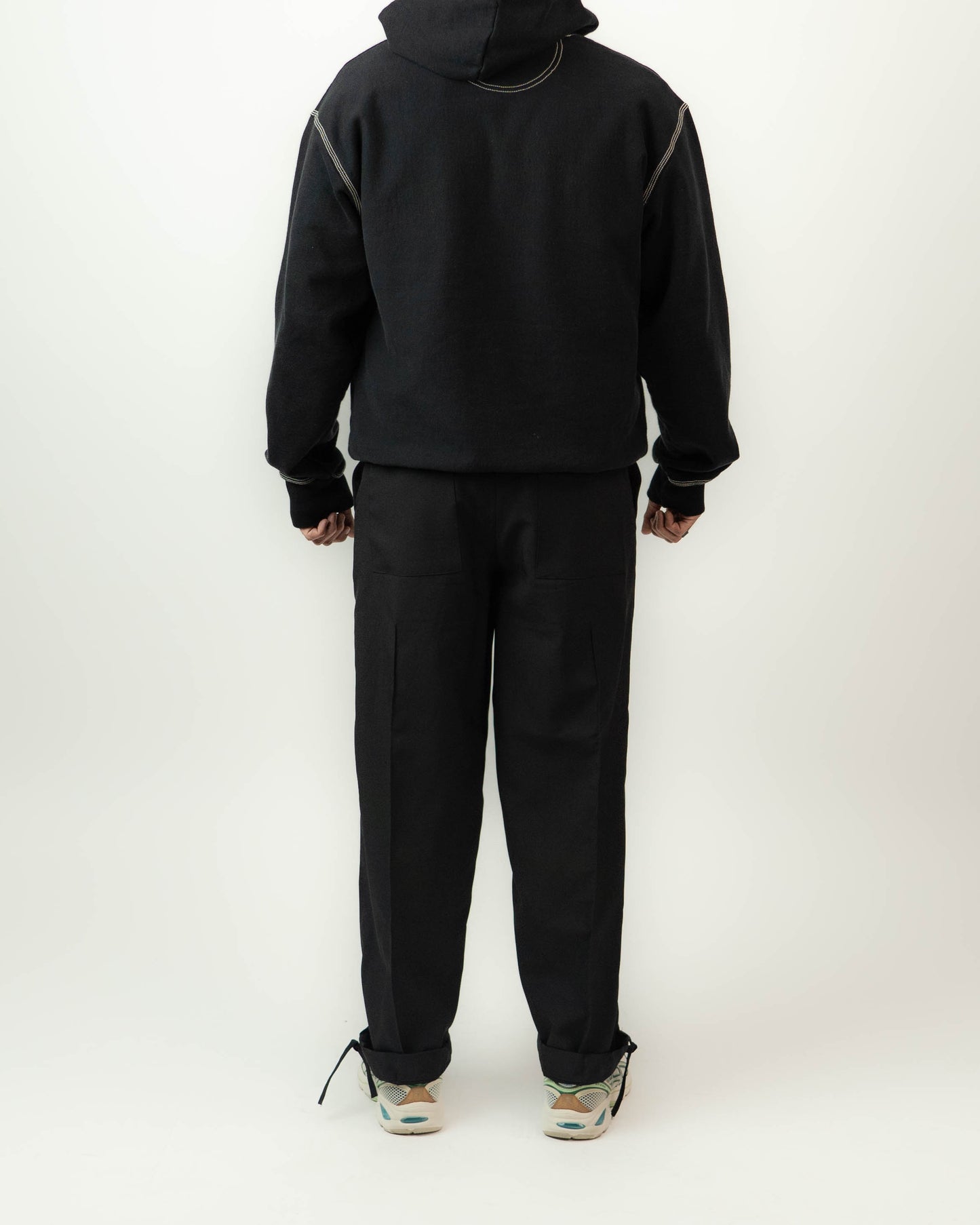 Pintuck Double Pleated trousers