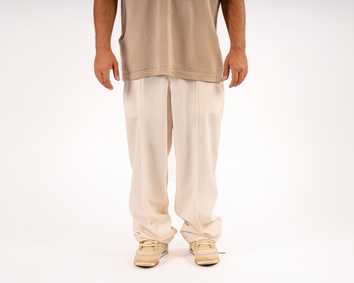 Pintuck Double Pleated trousers